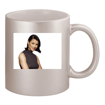 Bridget Moynahan 11oz Metallic Silver Mug