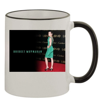 Bridget Moynahan 11oz Colored Rim & Handle Mug