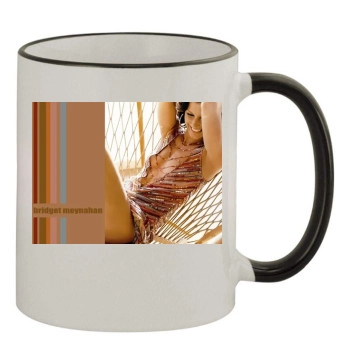 Bridget Moynahan 11oz Colored Rim & Handle Mug