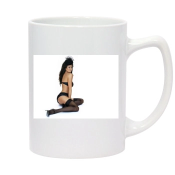 Brooke Burke 14oz White Statesman Mug