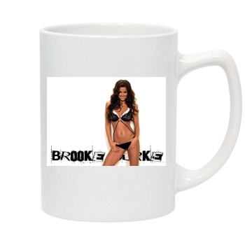 Brooke Burke 14oz White Statesman Mug