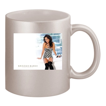 Brooke Burke 11oz Metallic Silver Mug