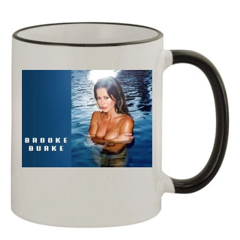 Brooke Burke 11oz Colored Rim & Handle Mug