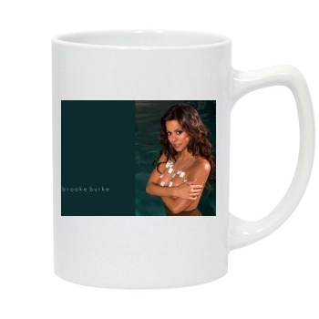 Brooke Burke 14oz White Statesman Mug