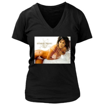 Brooke Burke Women's Deep V-Neck TShirt