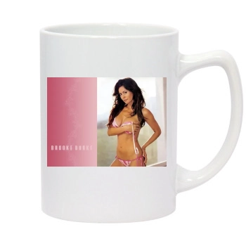 Brooke Burke 14oz White Statesman Mug