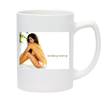 Brooke Burke 14oz White Statesman Mug