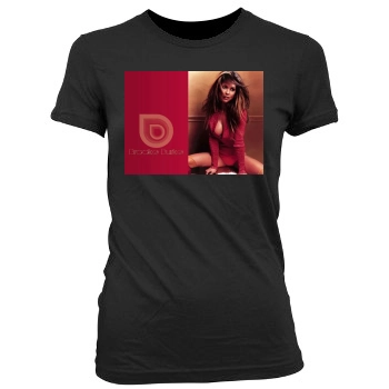 Brooke Burke Women's Junior Cut Crewneck T-Shirt