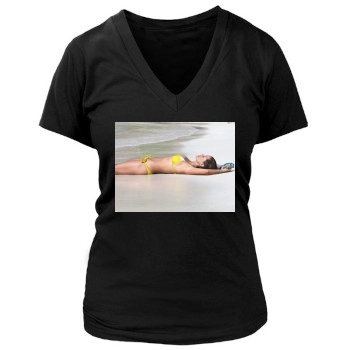 Brooke Burke Women's Deep V-Neck TShirt