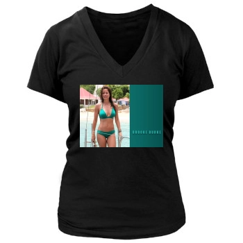 Brooke Burke Women's Deep V-Neck TShirt