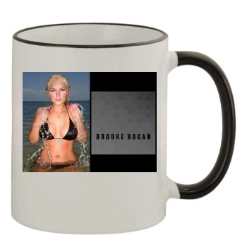 Brooke Hogan 11oz Colored Rim & Handle Mug