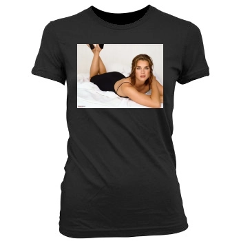 Brooke Shields Women's Junior Cut Crewneck T-Shirt