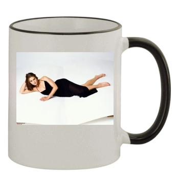 Brooke Shields 11oz Colored Rim & Handle Mug