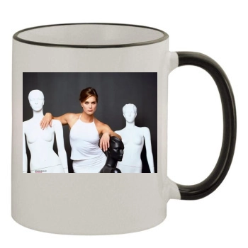 Brooke Shields 11oz Colored Rim & Handle Mug