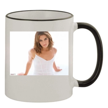 Brooke Shields 11oz Colored Rim & Handle Mug