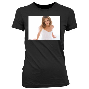 Brooke Shields Women's Junior Cut Crewneck T-Shirt