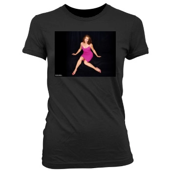 Brooke Shields Women's Junior Cut Crewneck T-Shirt