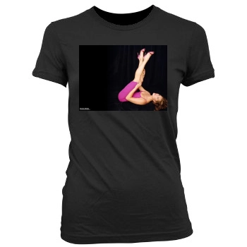 Brooke Shields Women's Junior Cut Crewneck T-Shirt