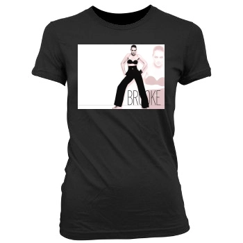 Brooke Shields Women's Junior Cut Crewneck T-Shirt