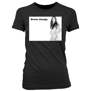 Brooke Shields Women's Junior Cut Crewneck T-Shirt