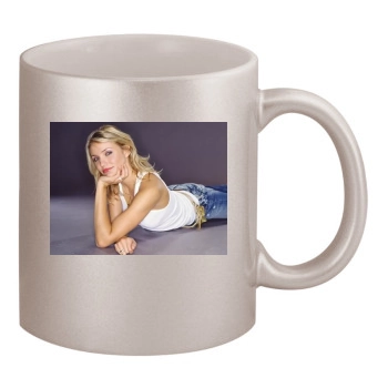 Cameron Diaz 11oz Metallic Silver Mug