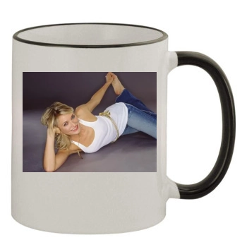 Cameron Diaz 11oz Colored Rim & Handle Mug