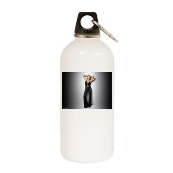 Cameron Diaz White Water Bottle With Carabiner