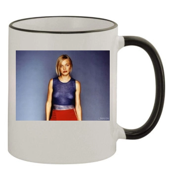 Cameron Diaz 11oz Colored Rim & Handle Mug