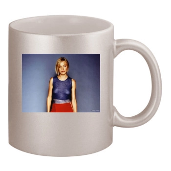 Cameron Diaz 11oz Metallic Silver Mug