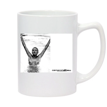 Cameron Diaz 14oz White Statesman Mug