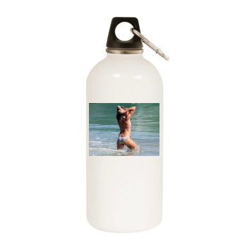 Cameron Diaz White Water Bottle With Carabiner