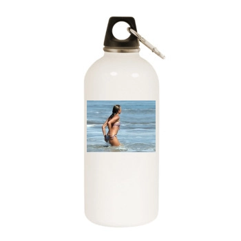 Cameron Diaz White Water Bottle With Carabiner