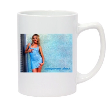 Cameron Diaz 14oz White Statesman Mug