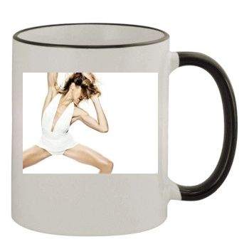 Cameron Diaz 11oz Colored Rim & Handle Mug