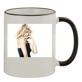 Cameron Diaz 11oz Colored Rim & Handle Mug