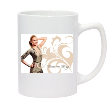 Cameron Diaz 14oz White Statesman Mug