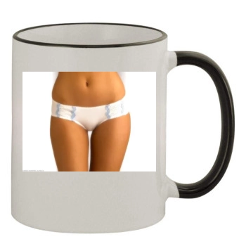 Candice Swanepoel 11oz Colored Rim & Handle Mug