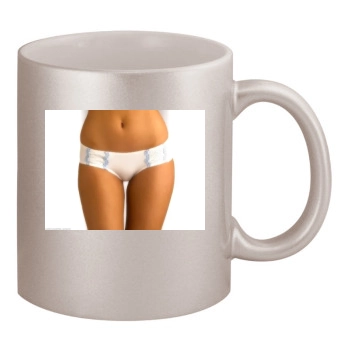 Candice Swanepoel 11oz Metallic Silver Mug