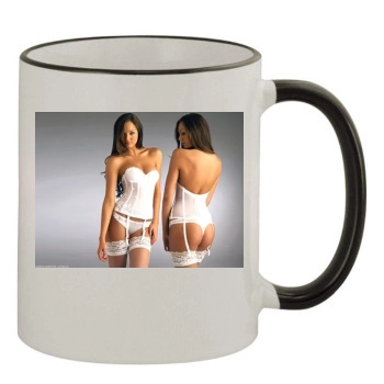 Candice Swanepoel 11oz Colored Rim & Handle Mug