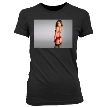 Candice Swanepoel Women's Junior Cut Crewneck T-Shirt