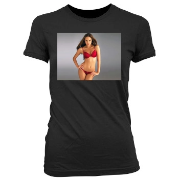 Candice Swanepoel Women's Junior Cut Crewneck T-Shirt