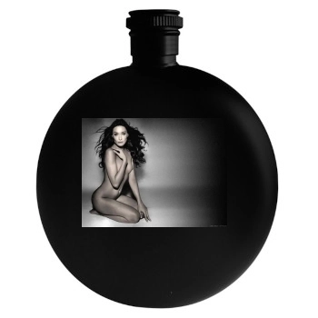 Carla Bruni Round Flask