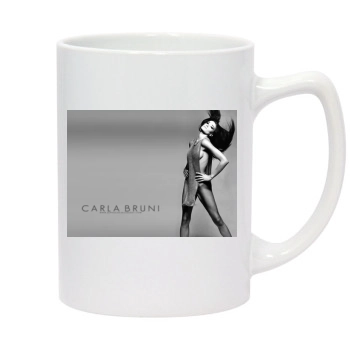 Carla Bruni 14oz White Statesman Mug