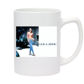 Carla Bruni 14oz White Statesman Mug