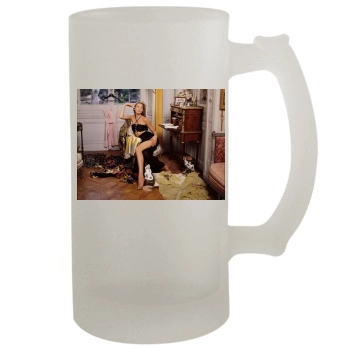 Carla Bruni 16oz Frosted Beer Stein