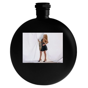 Carla Bruni Round Flask