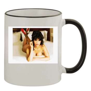 Carla Gugino 11oz Colored Rim & Handle Mug
