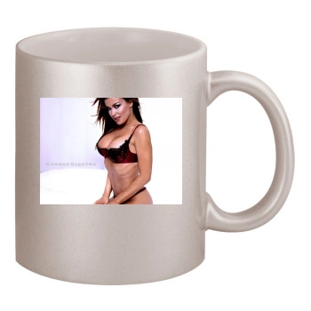 Carmen Electra 11oz Metallic Silver Mug