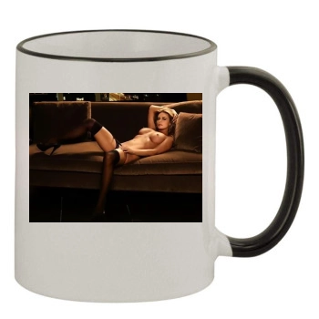 Carmen Electra 11oz Colored Rim & Handle Mug