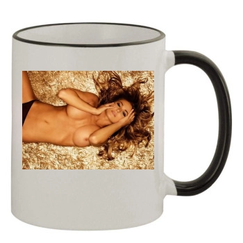 Carmen Electra 11oz Colored Rim & Handle Mug